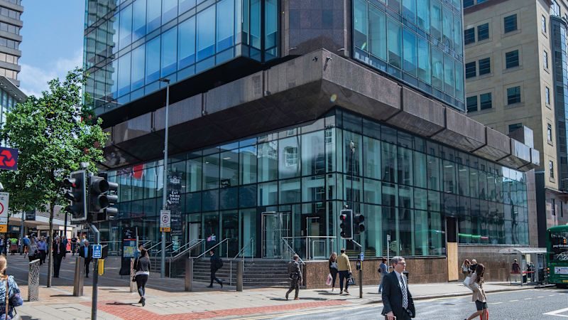 Exterior of Park Row, Leeds